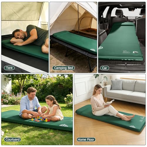 Self-Inflating Foam Sleeping Pad with 9.5 R-Value