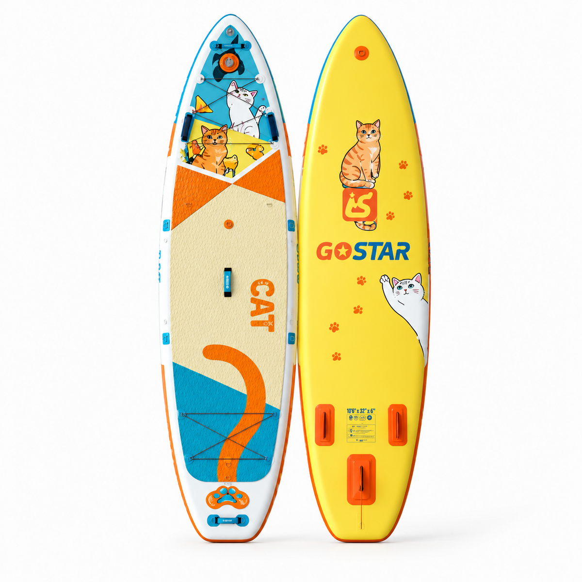 Extra Wide Inflatable Paddle Board for Pets & Riders