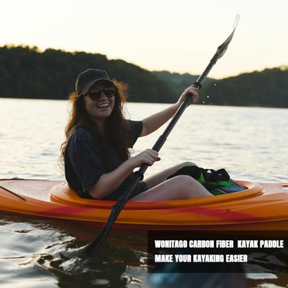 Lightweight Adjustable Carbon Fiber Kayak Paddle