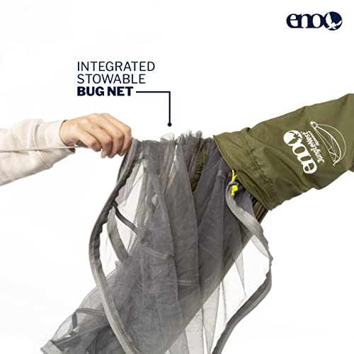 JungleNest Camping Hammock with Integrated Bug Net