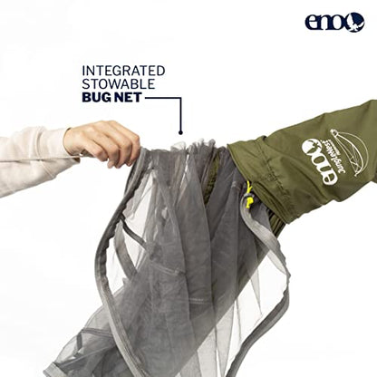 JungleNest Camping Hammock with Integrated Bug Net