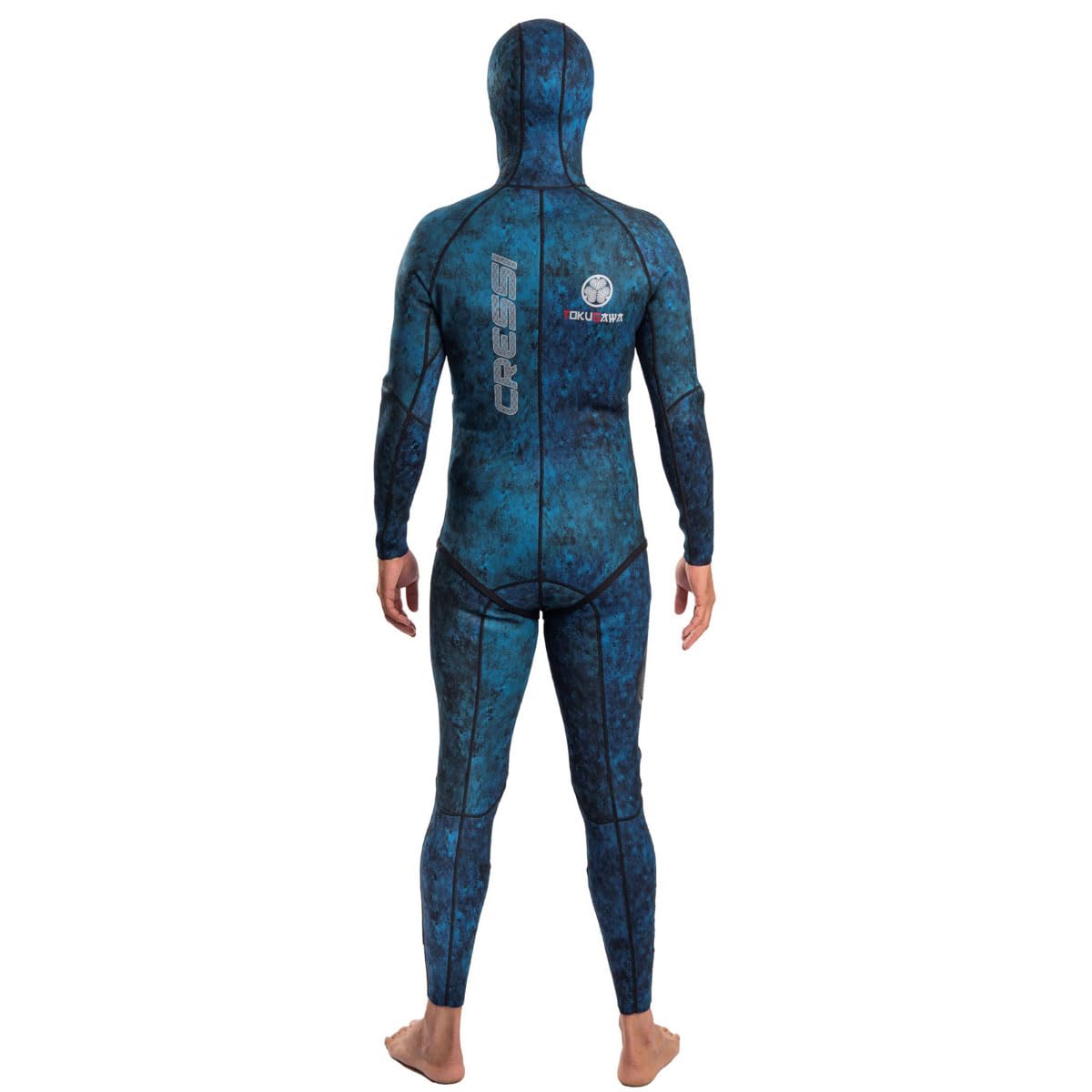 Two-Piece Spearfishing Wetsuit with Chest & Knee Protection