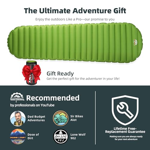 Self-Inflating 4-Season Camping Sleeping Pad