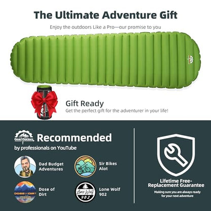 Self-Inflating 4-Season Camping Sleeping Pad