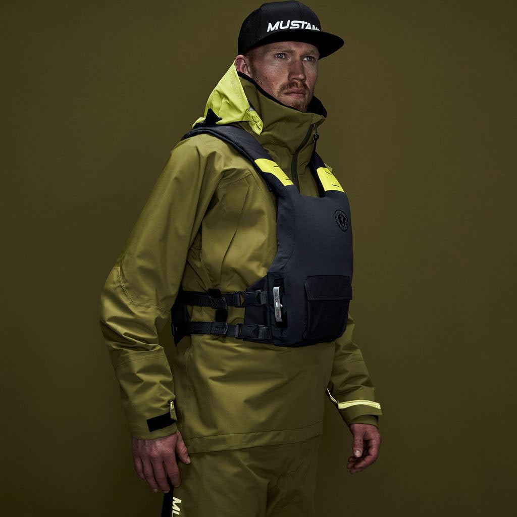 Manual Inflatable Life Jacket with 26-Lb Buoyancy