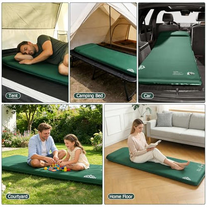 Self-Inflating Foam Sleeping Pad with 9.5 R-Value