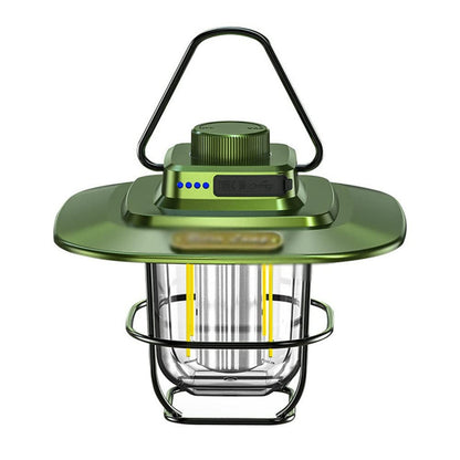 Rechargeable Retro Camping Lantern With Dimmable Light