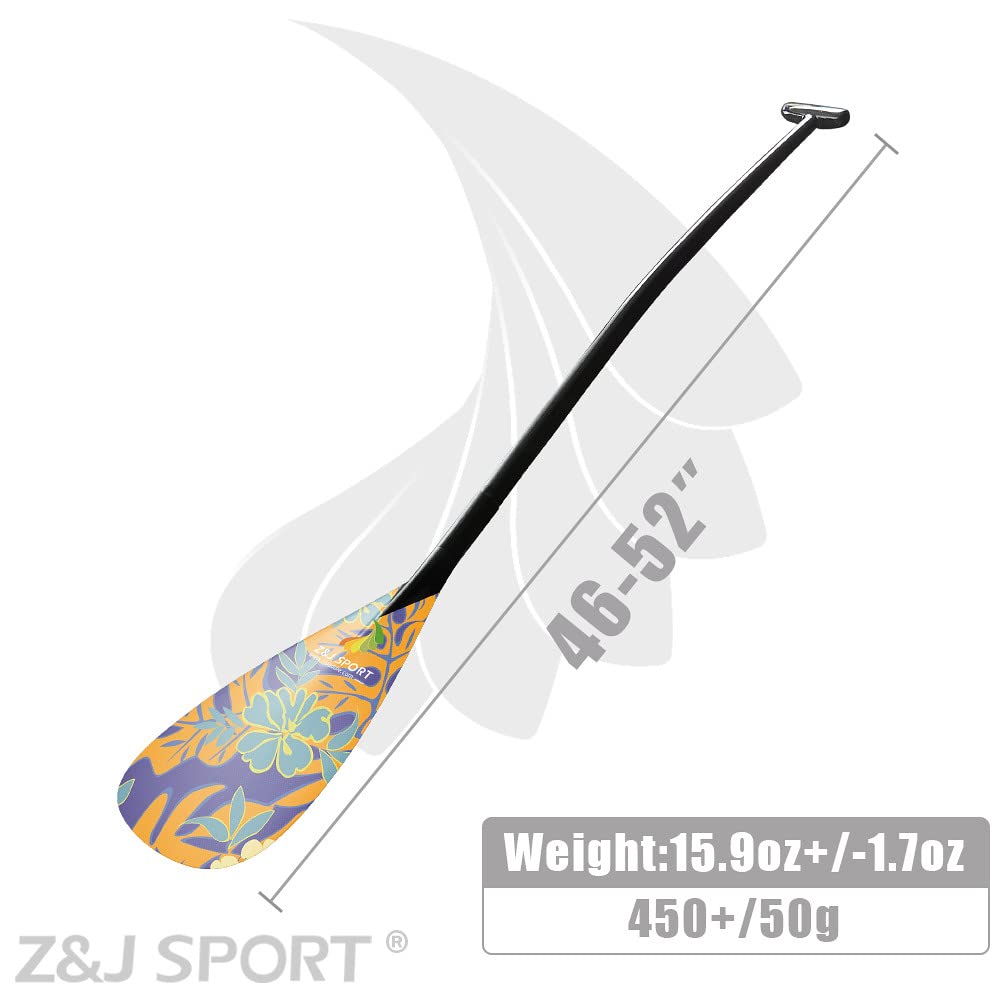 Carbon Outrigger Canoe Paddle with Bent Shaft