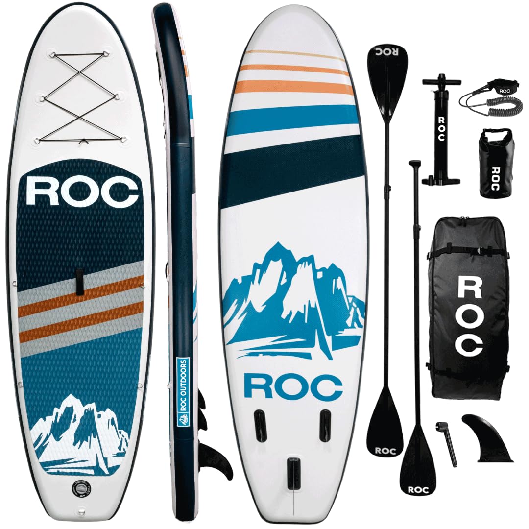 Inflatable Stand Up Paddle Board With Non-Slip Deck