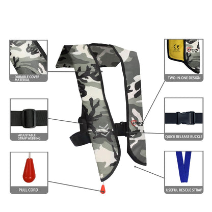 Adult Manual Inflatable Life Jacket