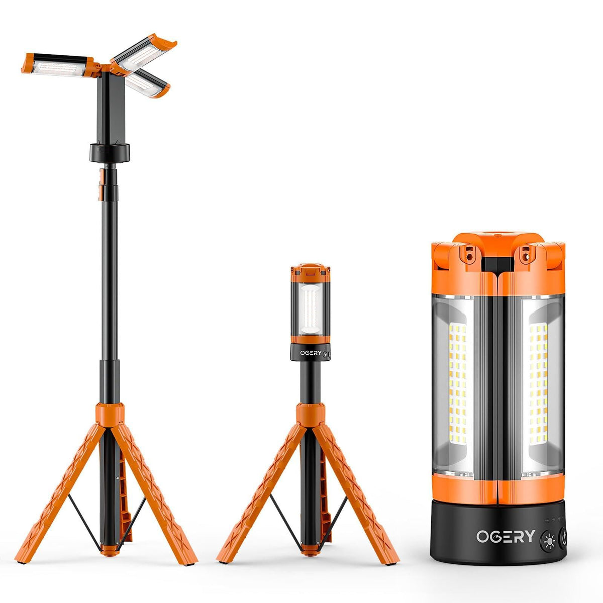 Rechargeable Camping Light With Adjustable Tripod