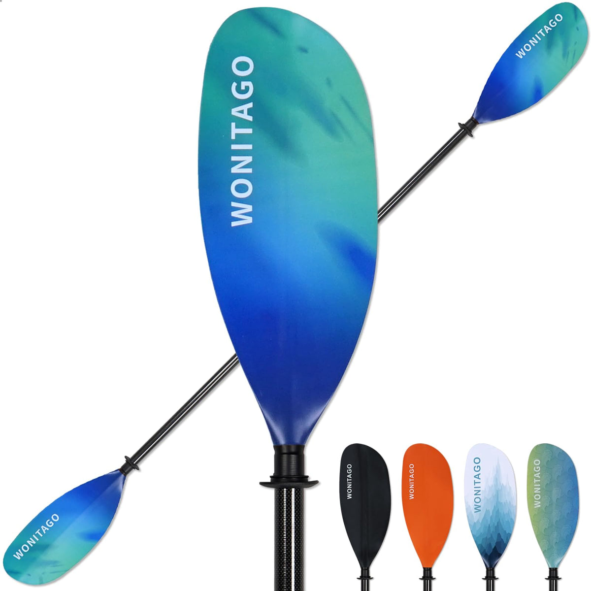 Lightweight Adjustable Carbon Fiber Kayak Paddle