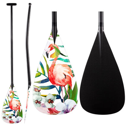 Carbon Outrigger Canoe Paddle with Bent Shaft