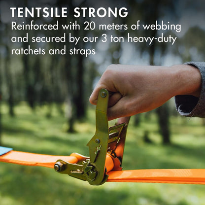 Giant Tree Hammock for 3–6 Adults with Central Hatch