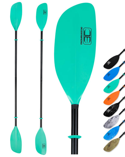 2-Piece Kayak Paddle with Lightweight Alloy Shaft