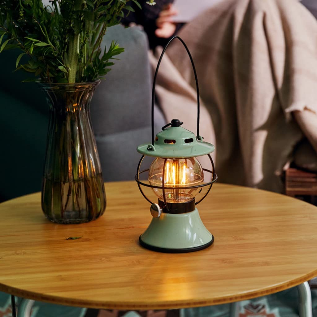 Rechargeable Retro LED Camping Lantern With Long Runtime