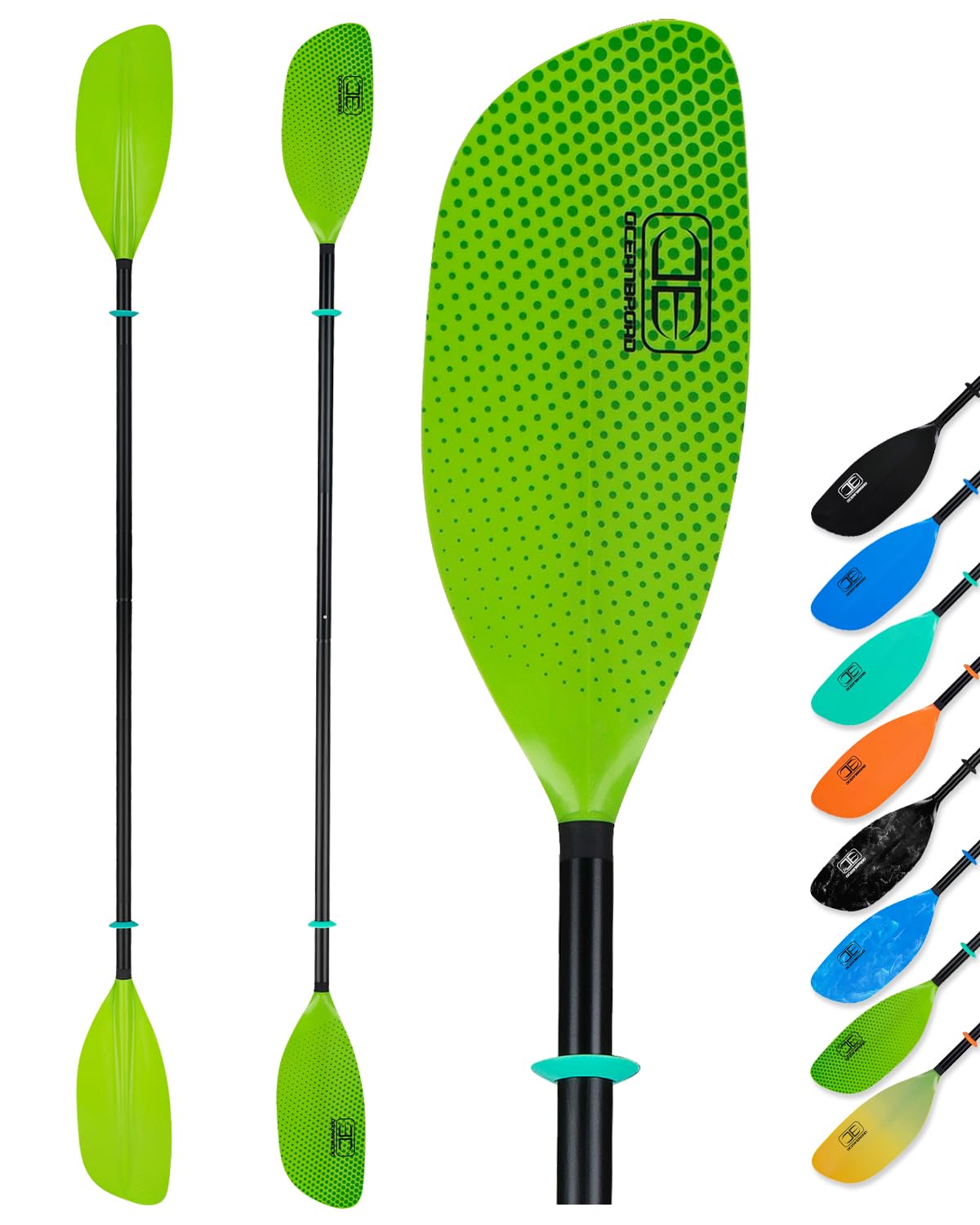 2-Piece Kayak Paddle with Lightweight Alloy Shaft
