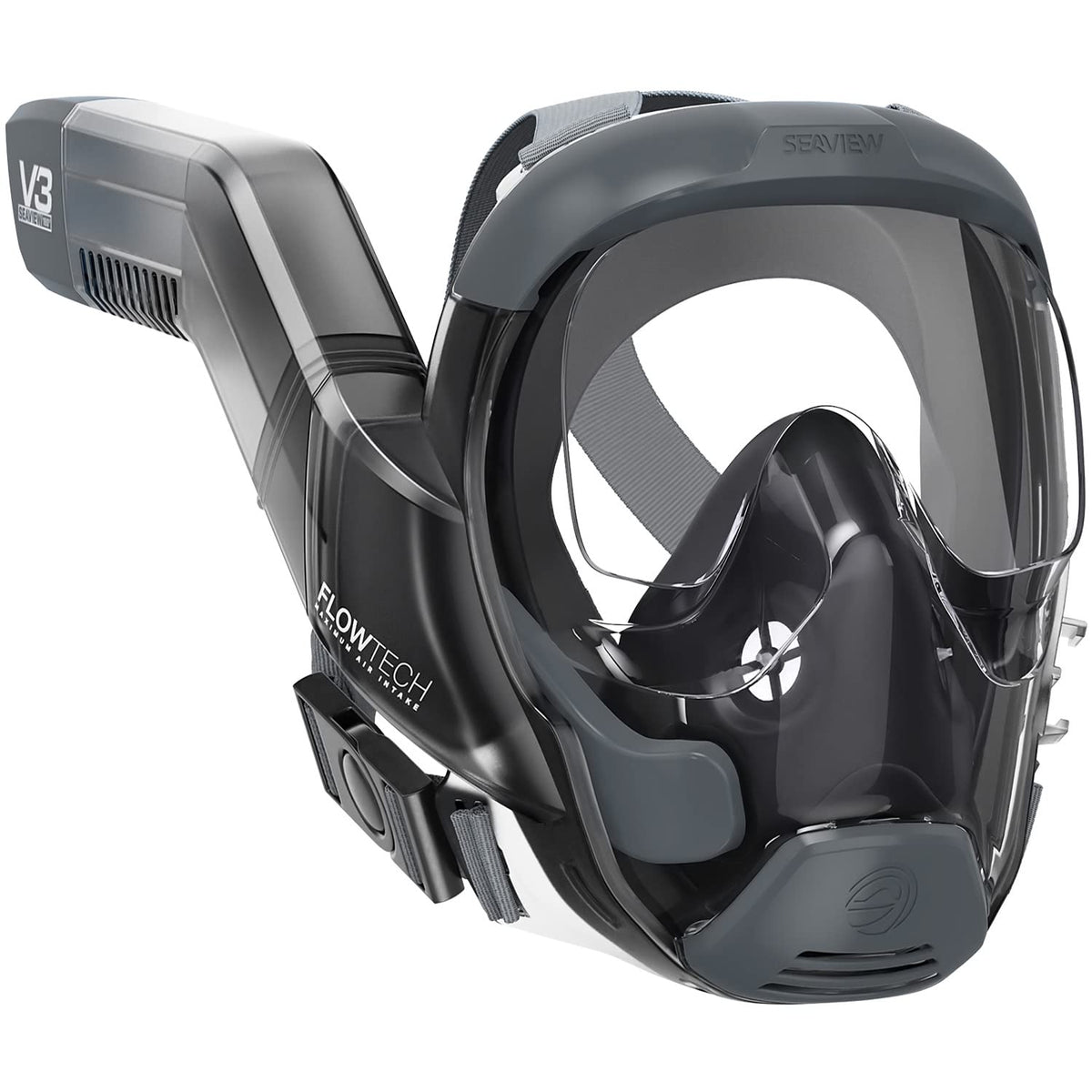 Full Face Snorkel Mask with 180° Panoramic View