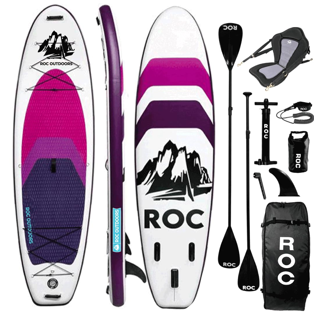 Inflatable Stand Up Paddle Board With Non-Slip Deck
