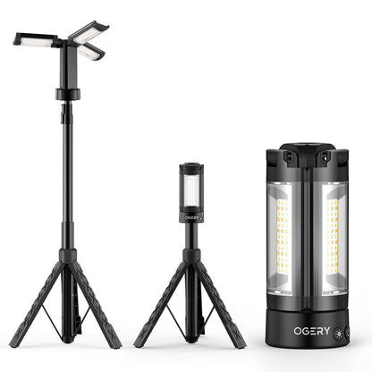 Rechargeable Camping Light With Adjustable Tripod