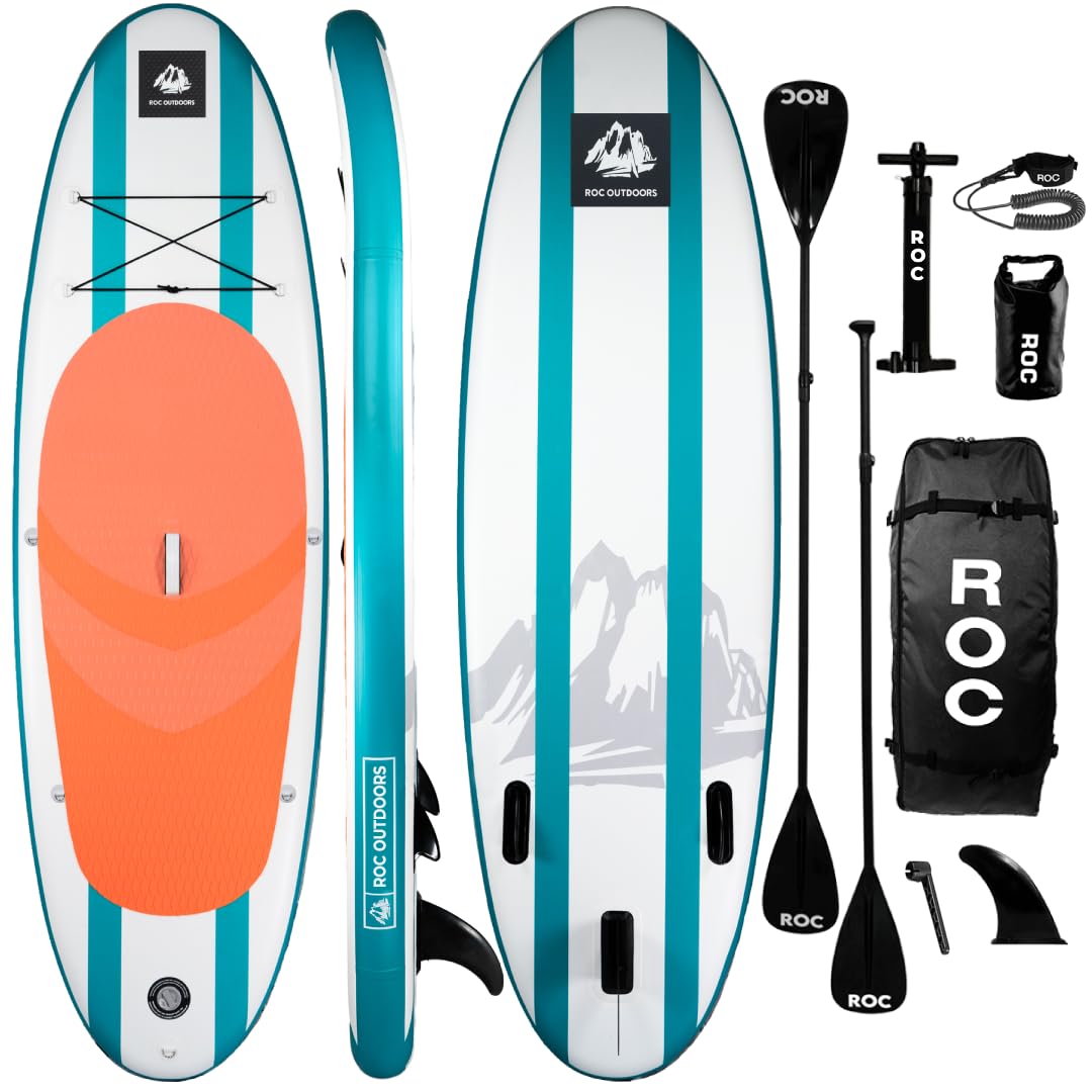Inflatable Stand Up Paddle Board With Non-Slip Deck