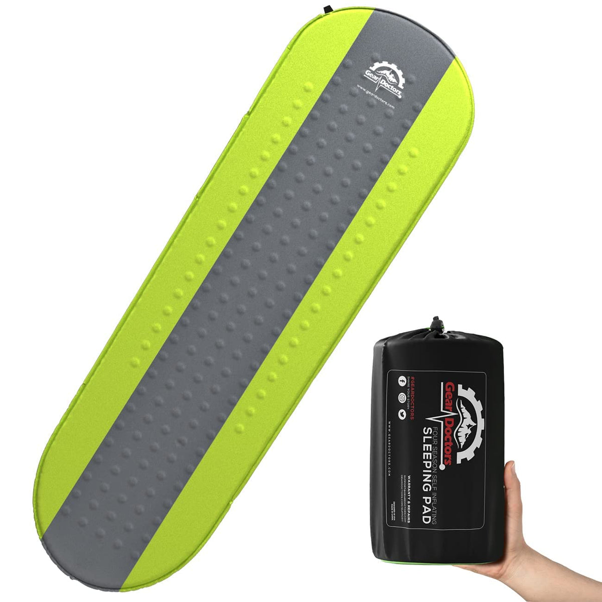 Self-Inflating 4-Season Camping Sleeping Pad