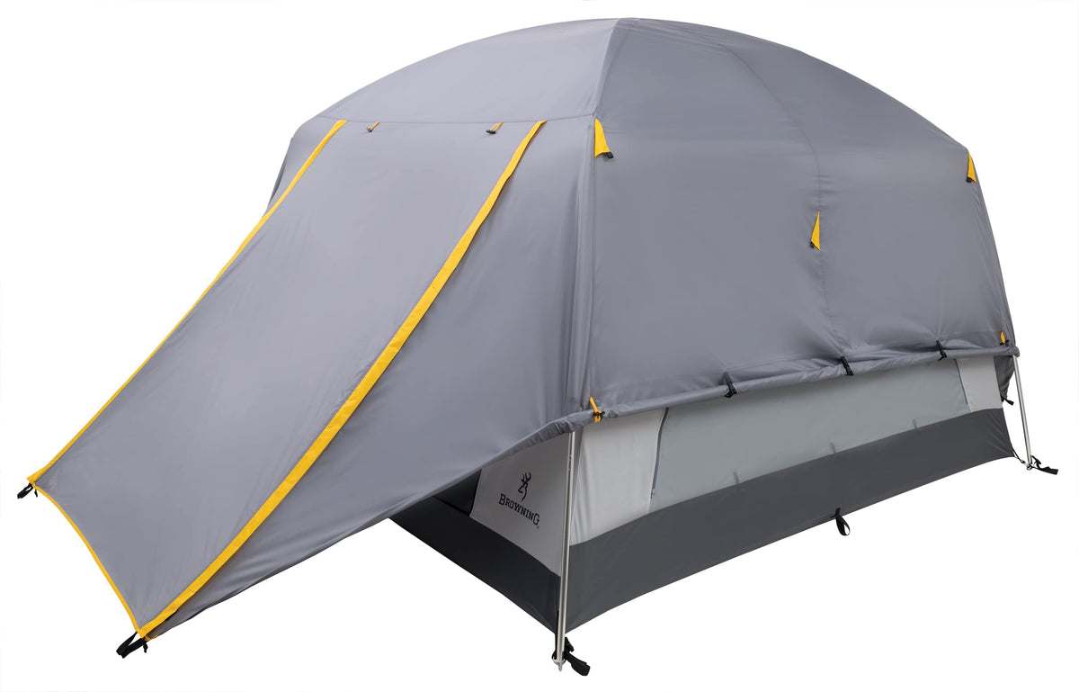 4-Person Cabin Camping Tent with Full-Coverage Fly