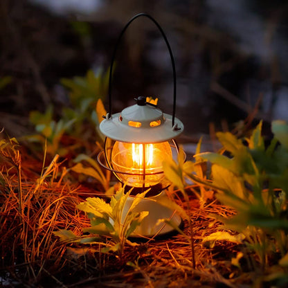 Rechargeable Retro LED Camping Lantern With Long Runtime