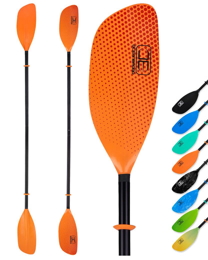 2-Piece Kayak Paddle with Lightweight Alloy Shaft