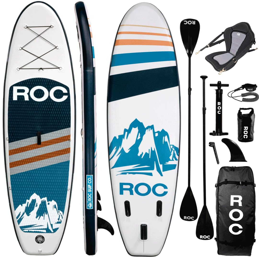 Inflatable Stand Up Paddle Board With Non-Slip Deck