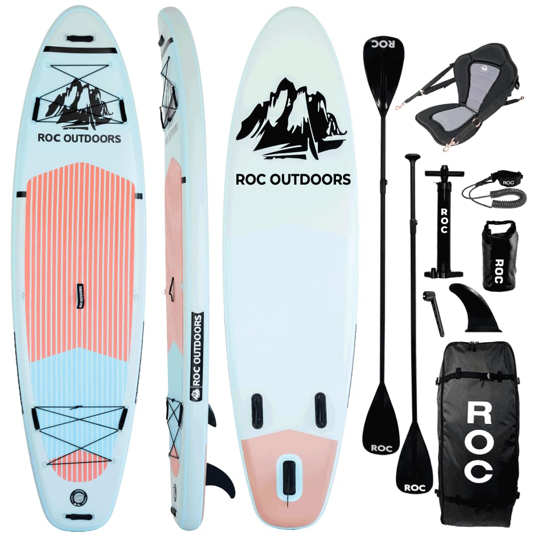 Inflatable Stand Up Paddle Board With Non-Slip Deck