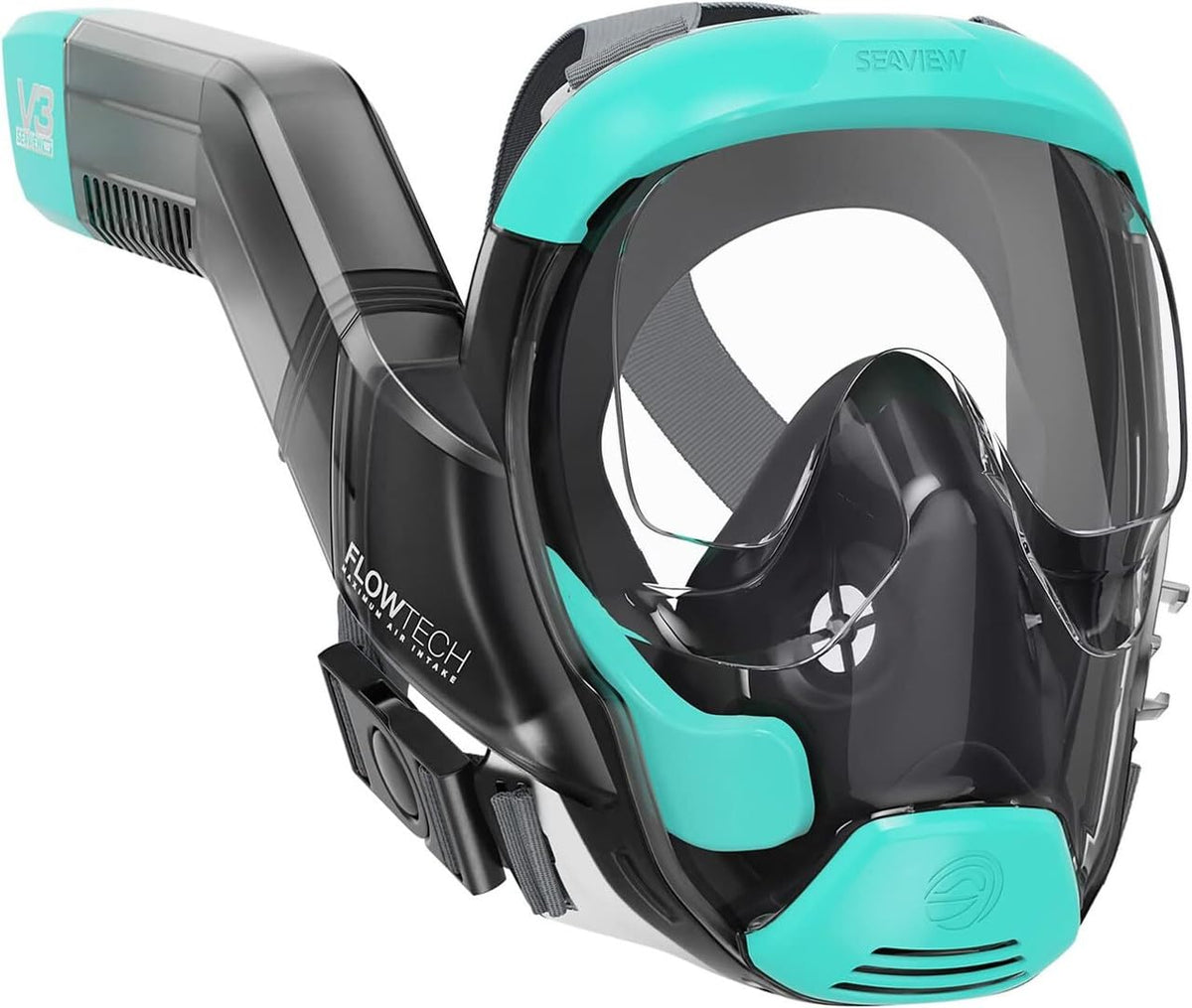 Full Face Snorkel Mask with 180° Panoramic View