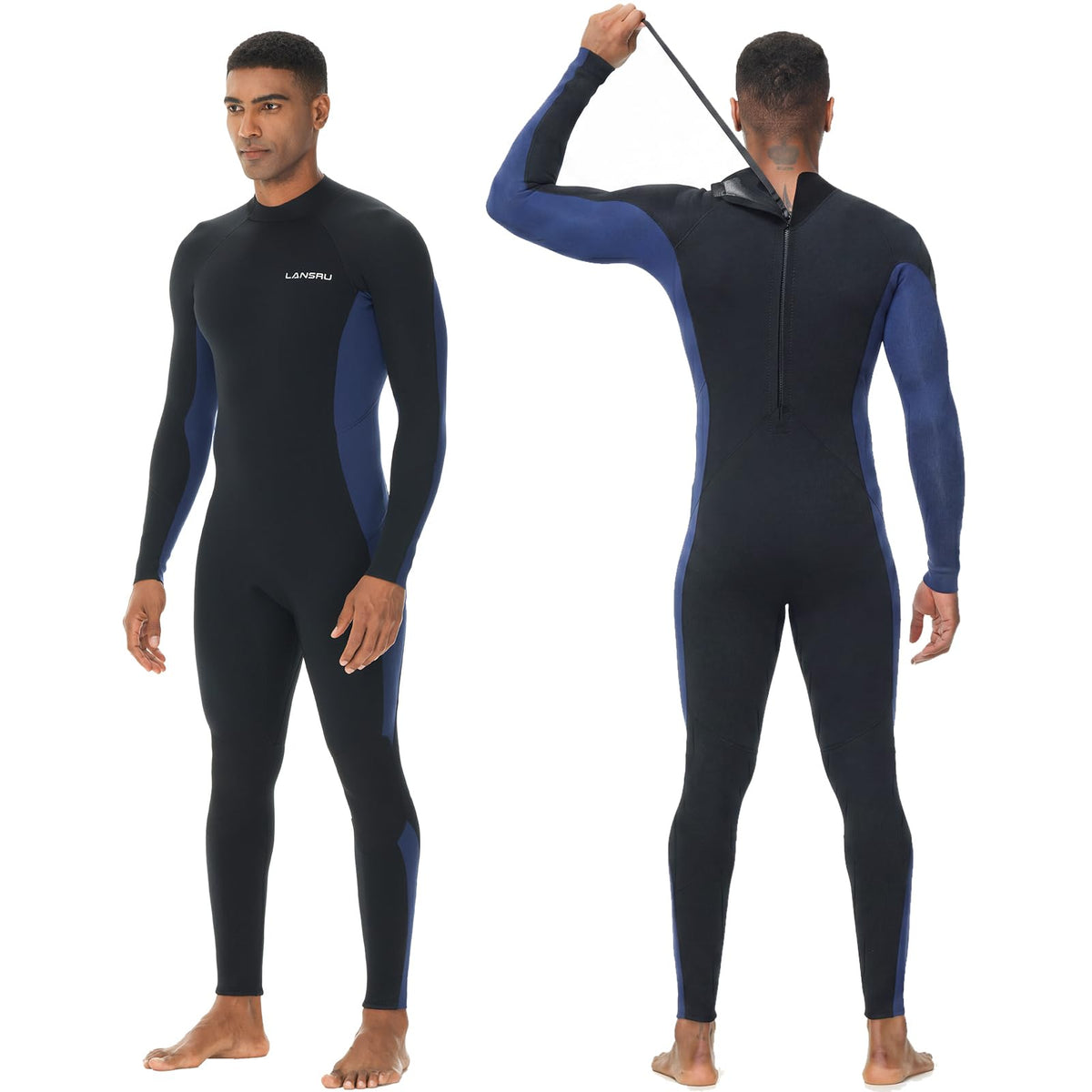Men’s 5/4mm Neoprene Wetsuit with UPF 50+ Protection