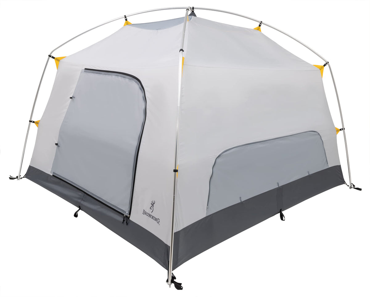 4-Person Cabin Camping Tent with Full-Coverage Fly