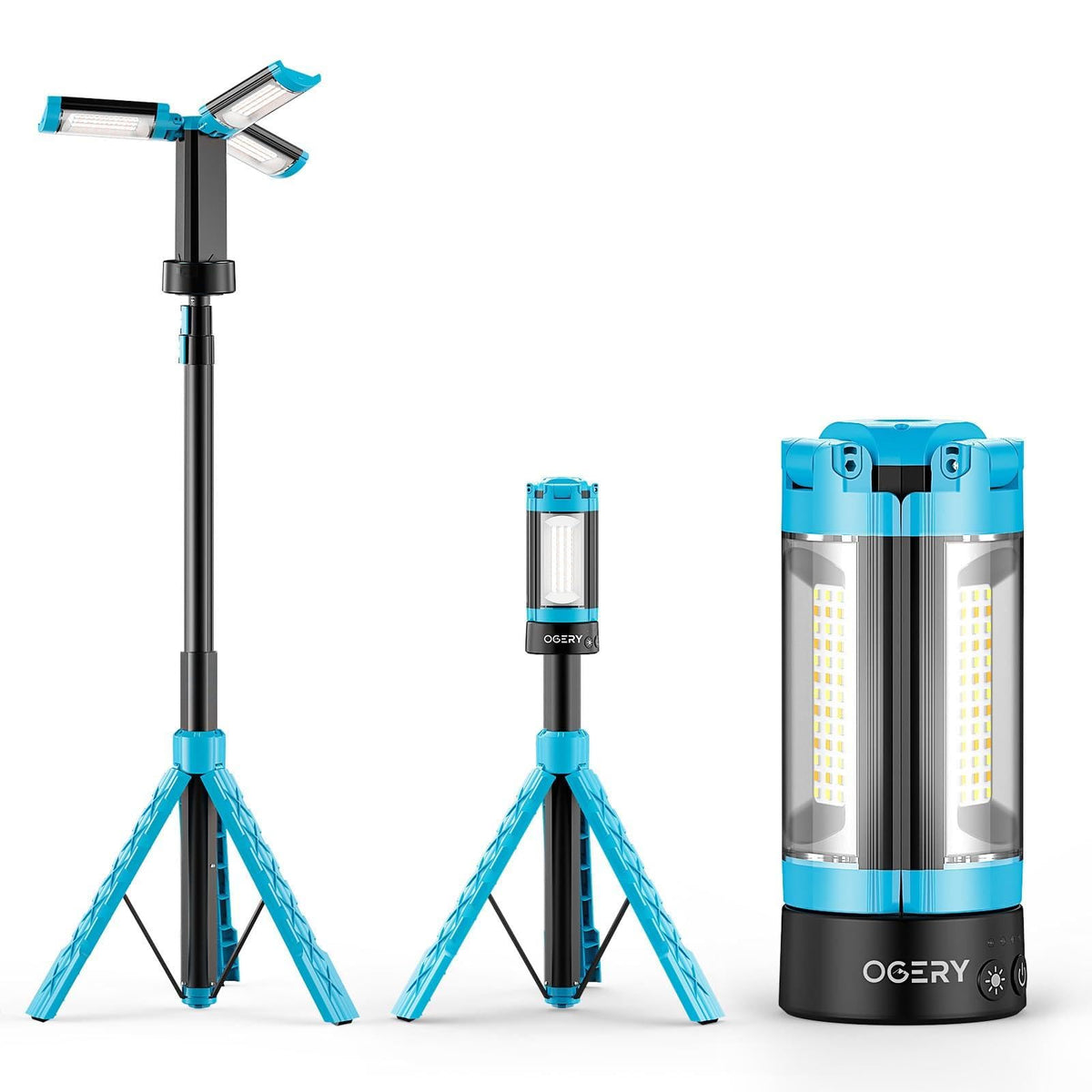 Rechargeable Camping Light With Adjustable Tripod