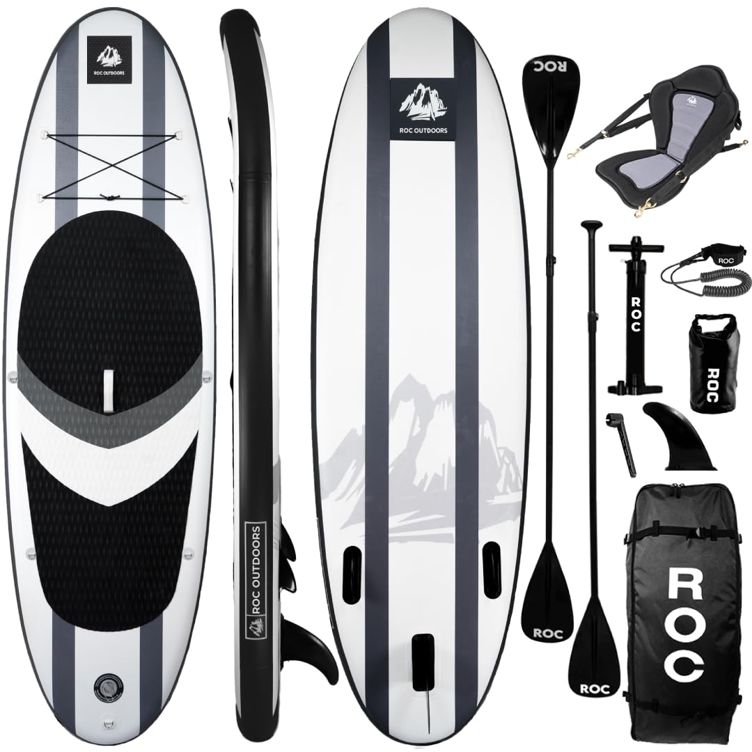 Inflatable Stand Up Paddle Board With Non-Slip Deck