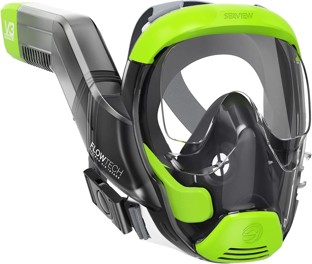 Full Face Snorkel Mask with 180° Panoramic View