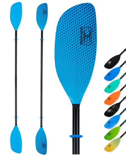 2-Piece Kayak Paddle with Lightweight Alloy Shaft