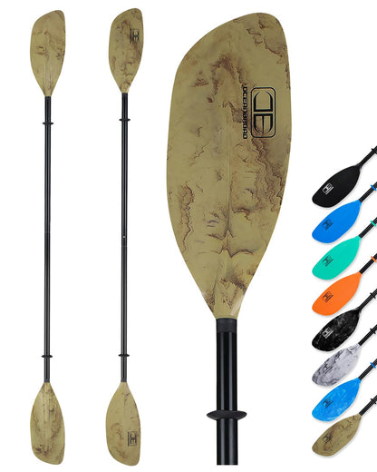 2-Piece Kayak Paddle with Lightweight Alloy Shaft