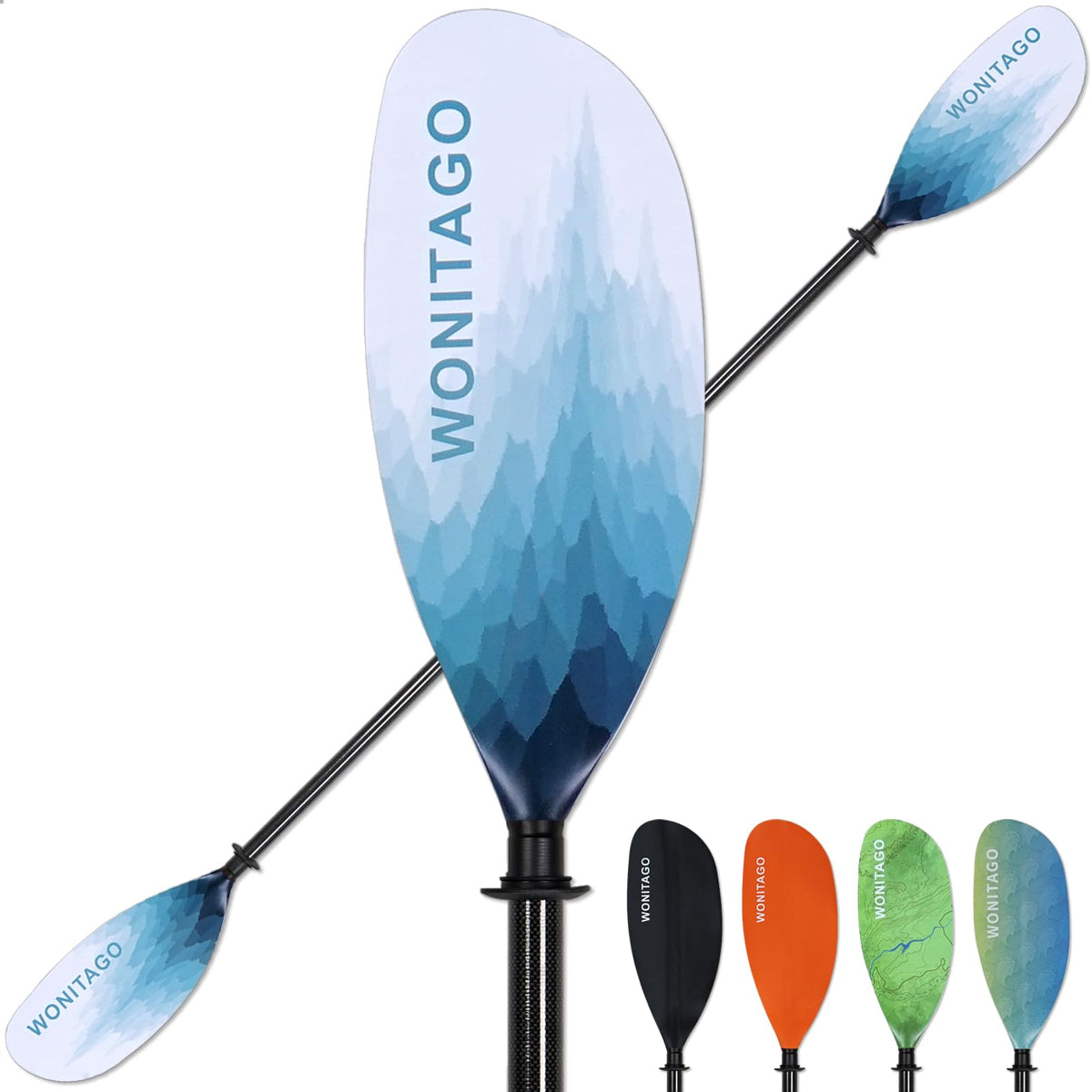 Lightweight Adjustable Carbon Fiber Kayak Paddle