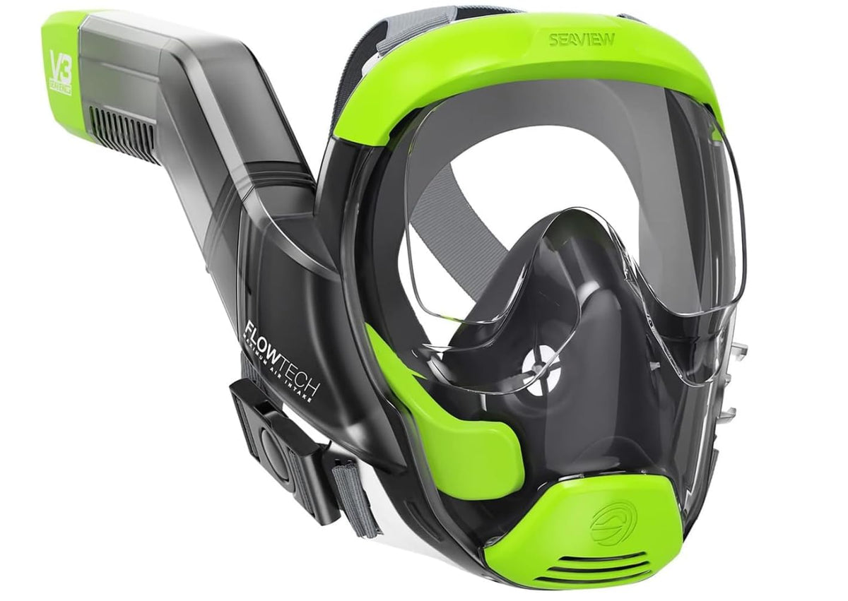 Full Face Snorkel Mask with 180° Panoramic View