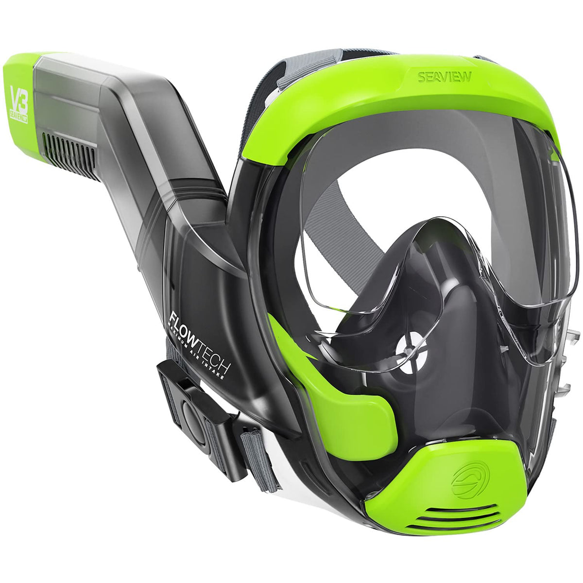 Full Face Snorkel Mask with 180° Panoramic View
