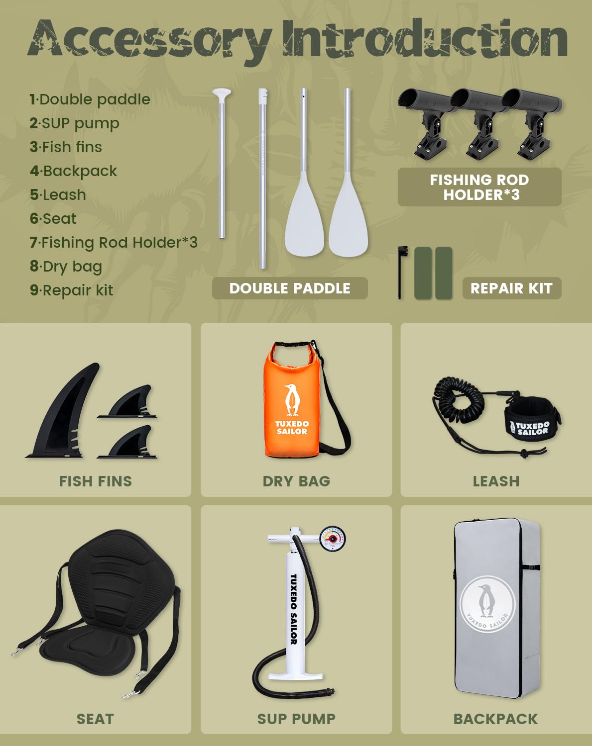 Stable Inflatable Paddle Board With Accessories