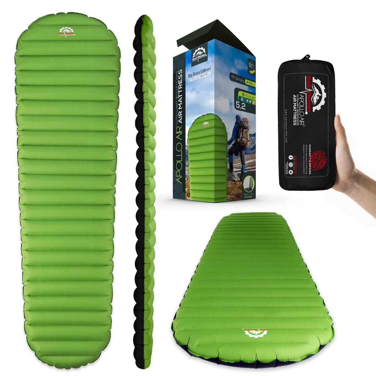 Self-Inflating 4-Season Camping Sleeping Pad