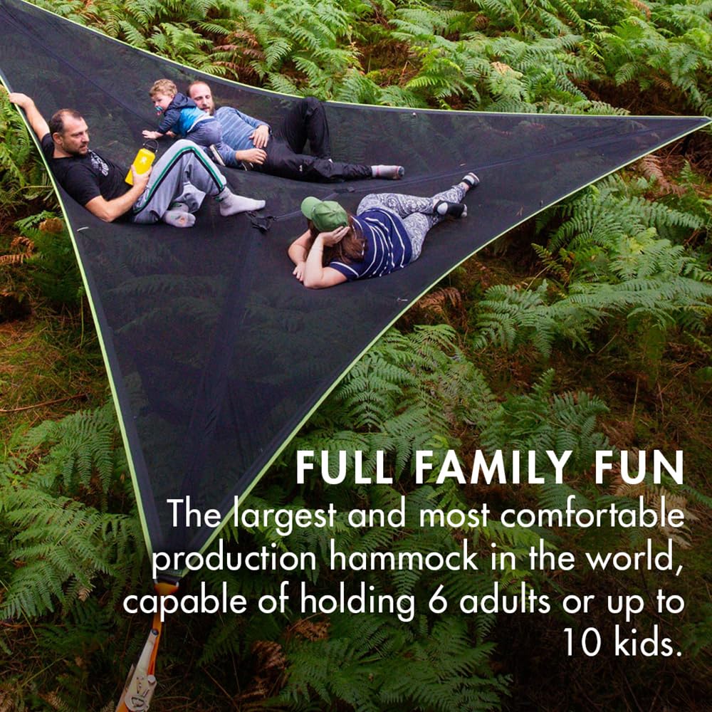 Giant Tree Hammock for 3–6 Adults with Central Hatch