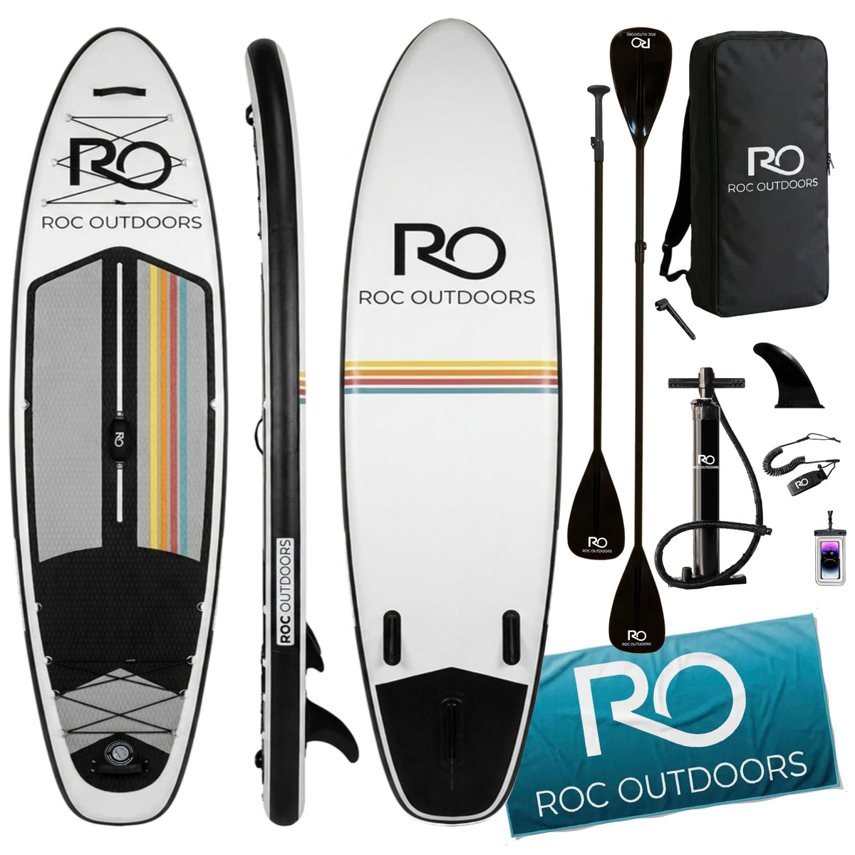 Inflatable Stand Up Paddle Board With Non-Slip Deck