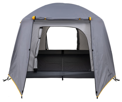 4-Person Cabin Camping Tent with Full-Coverage Fly