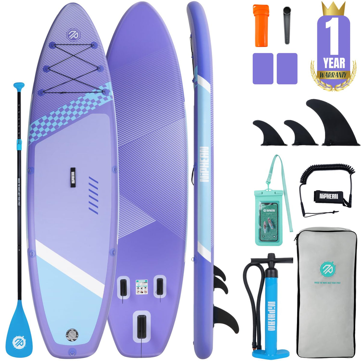 Inflatable Stand Up Paddle Board With Accessories