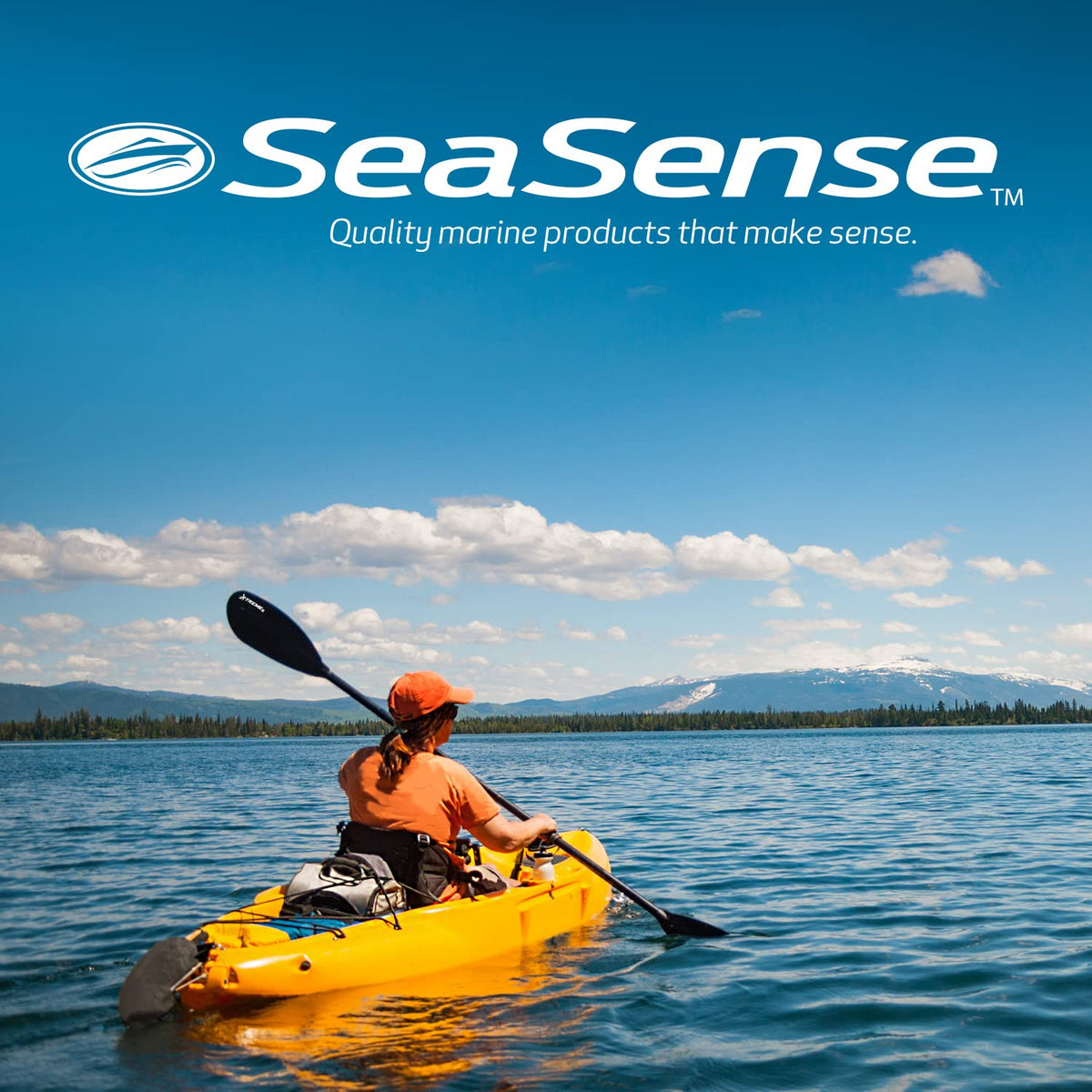 96-Inch 2-Piece Kayak Paddle with Reinforced Blades