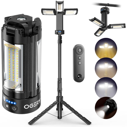 Rechargeable Camping Light With Stand & Remote